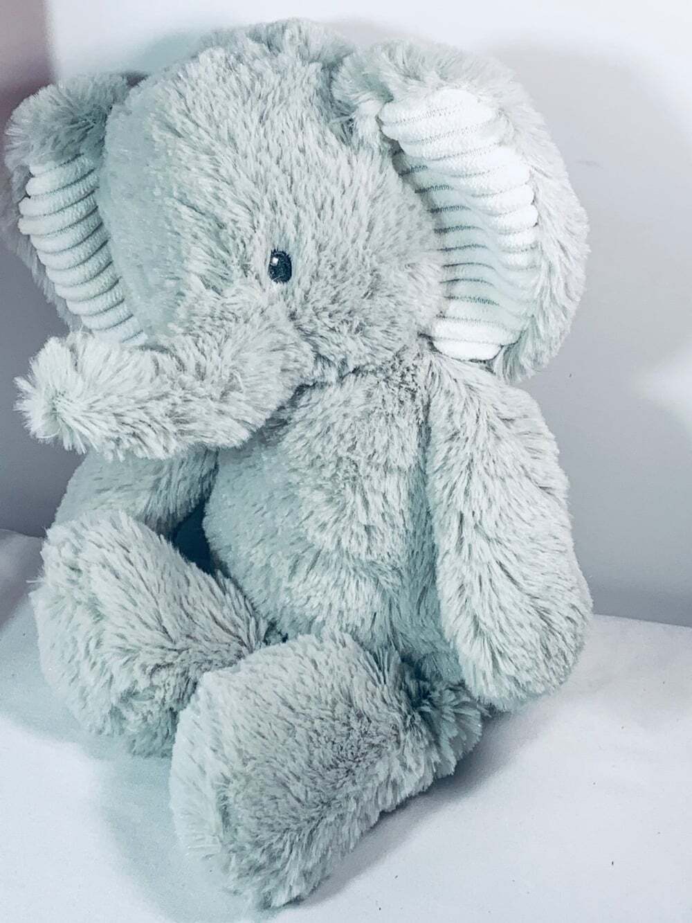Carters Grey Elephant  plush ribbed ears and sewn eyes